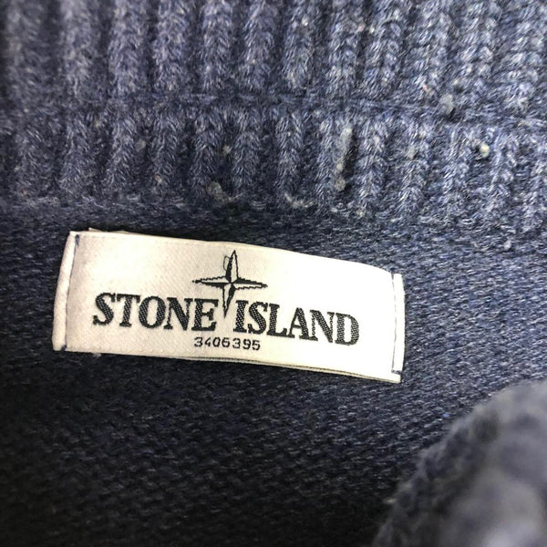 Vintage Stone Island Knit Cardigan, Size Large