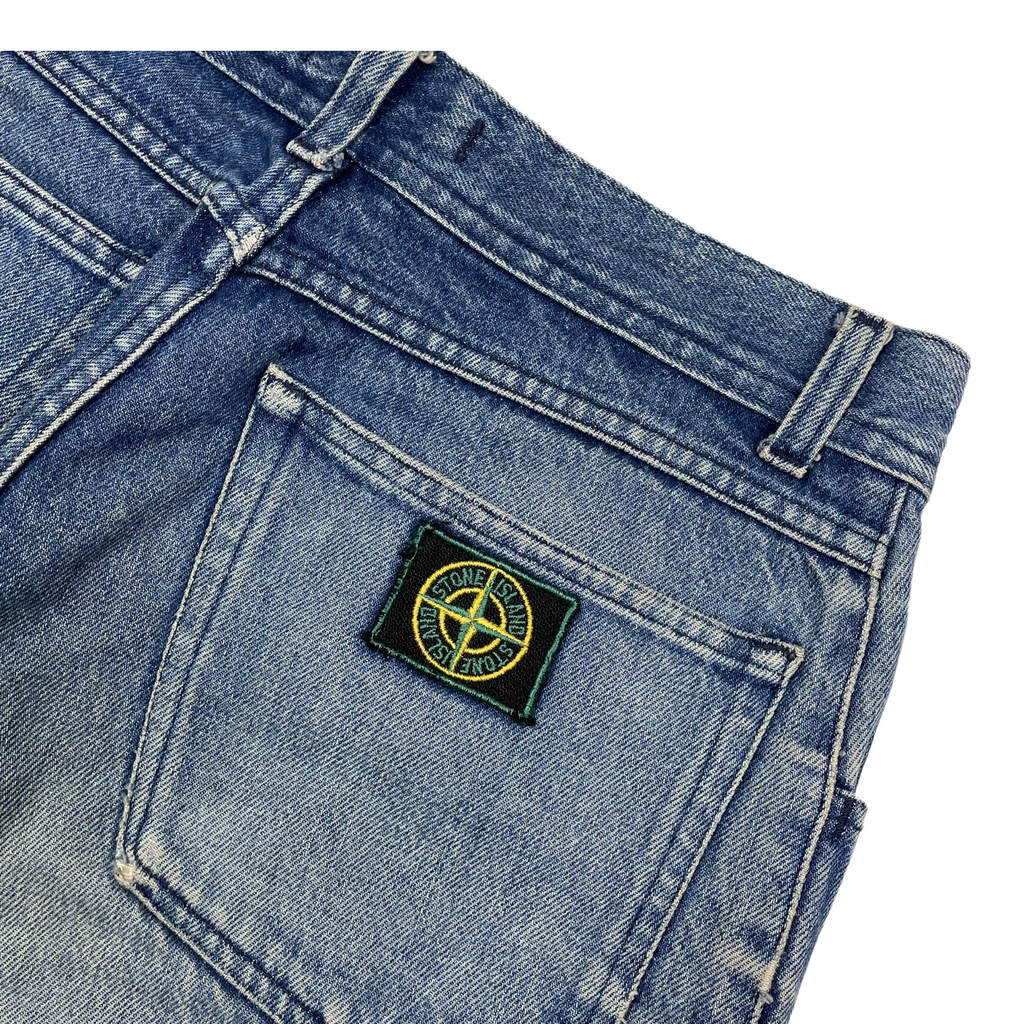 Stone island 2025 denim shorts