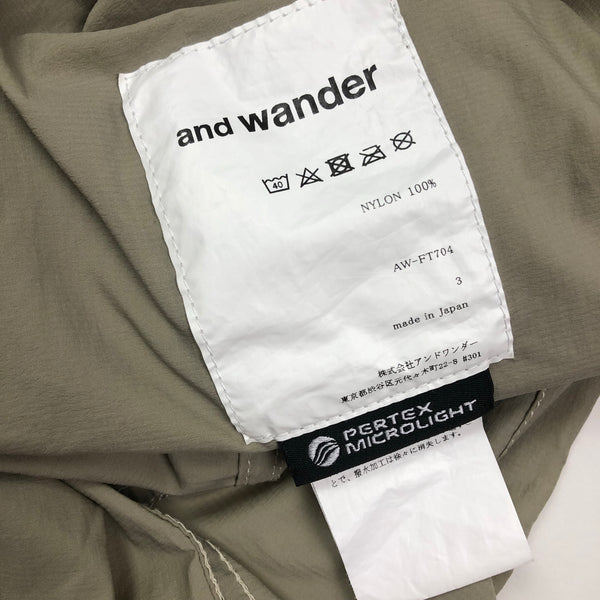 And Wander Pullover Jacket, Size Medium