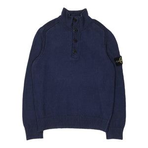 Stone Island 1/4 Zip Sweatshirt, Size Large