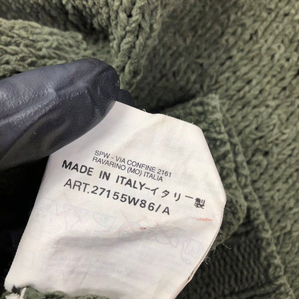 Vintage Stone Island Green Edge Knit, Size Large