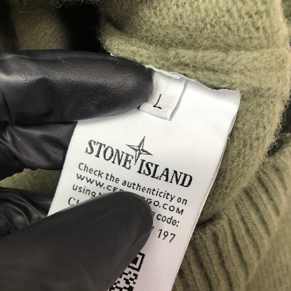 Stone Island 1/4 Zip, Size Medium