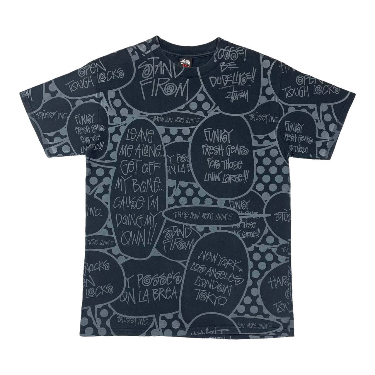 Vintage Stussy Speech Bubble T-Shirt, Size Medium