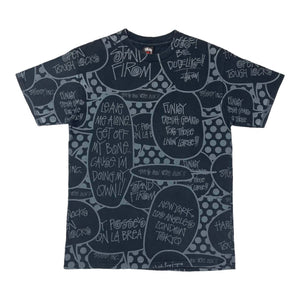 Vintage Stussy Speech Bubble T-Shirt, Size Medium