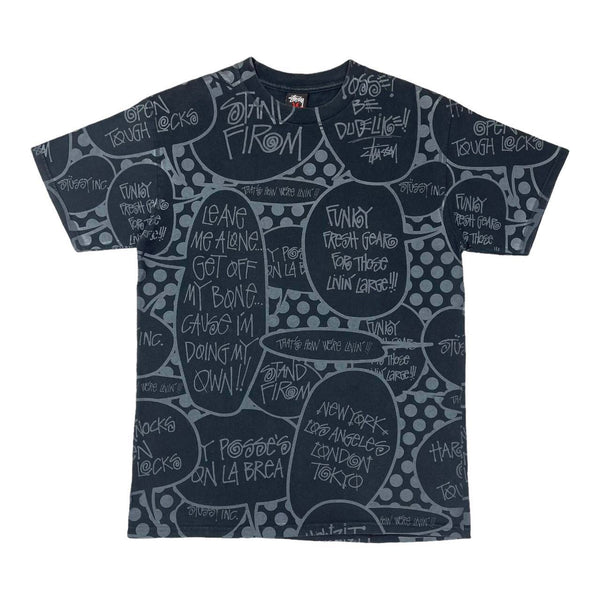 Vintage Stussy Speech Bubble T-Shirt, Size Medium