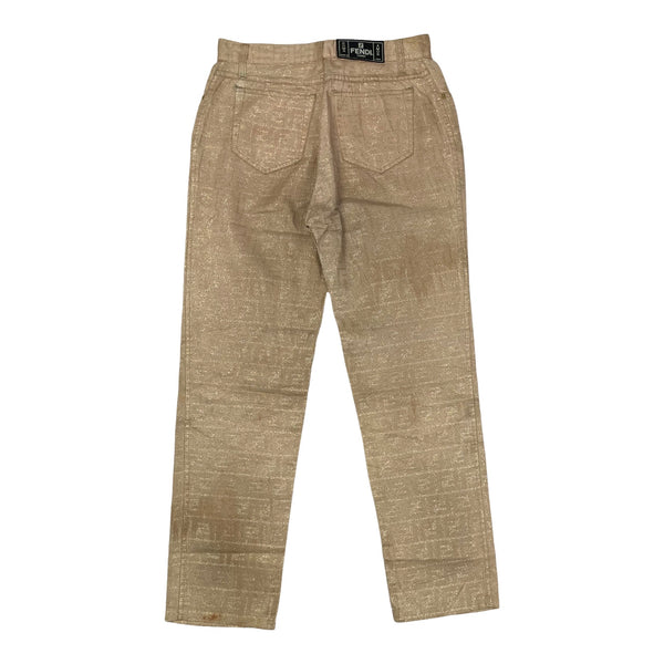 Fendi Zucca Trousers, Size 28