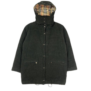 Burberry Nova Check Tweet Jacket, Size Medium