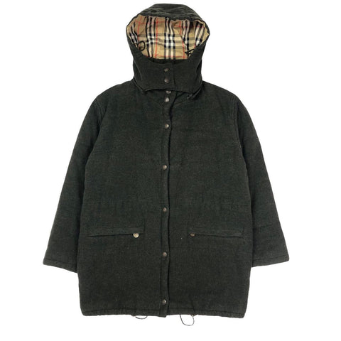 Burberry Nova Check Tweet Jacket, Size Medium