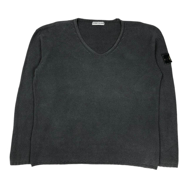 Vintage Stone Island Green Edge Knit, Size Large