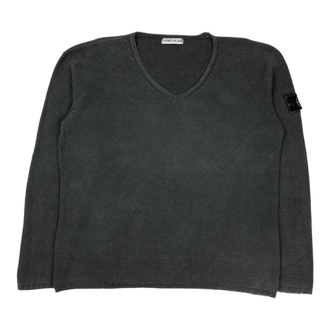 Vintage Stone Island Green Edge Knit, Size Large