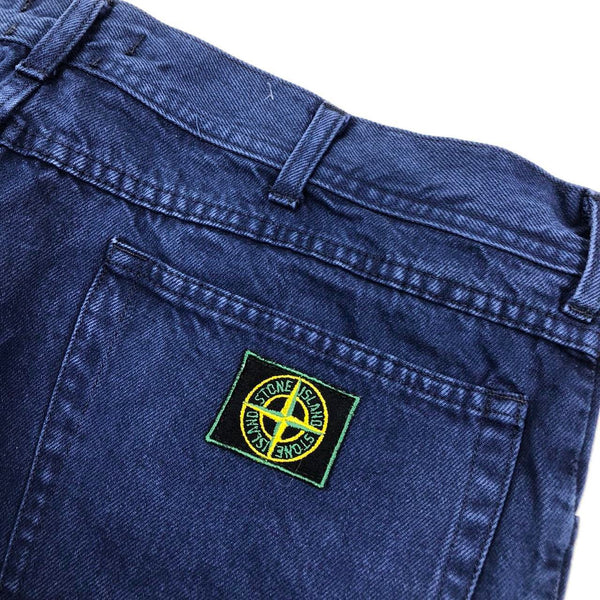 Vintage Stone Island Green Edge Jeans, W35”