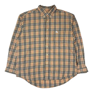 Vintage Burberry Nova Check Shirt, Size XL
