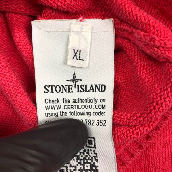 Stone Island 1/4 Zip Knit, Size Large