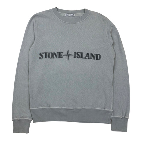 Stone Island Motion Blur Sweatshirt, Size Medium
