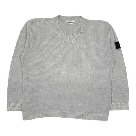 Vintage Stone Island Green Edge Waffle Knit, Size XL