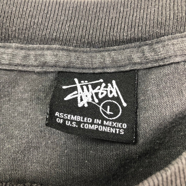 Vintage Stussy At The Controls T-Shirt, Size Large