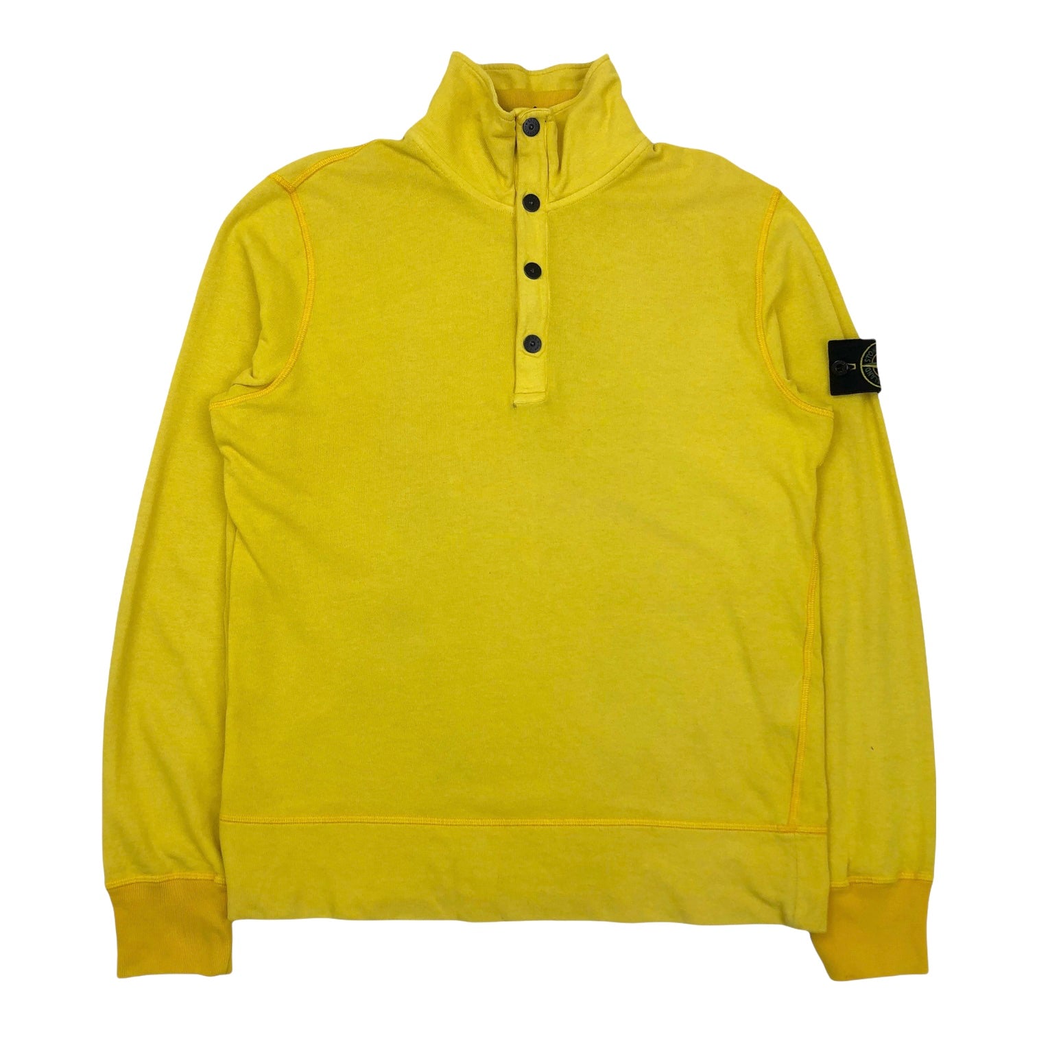 Stone Island Quarter Zip, Size Medium