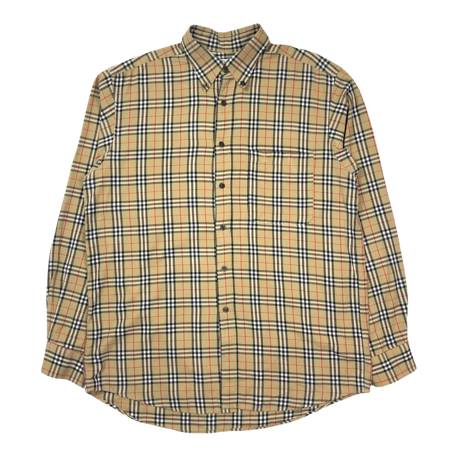 Vintage Burberry Nova Check Shirt, Size Large