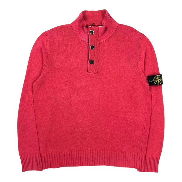 Stone Island 1/4 Zip Knit, Size Large