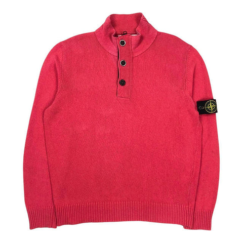 Stone Island 1/4 Zip Knit, Size Large
