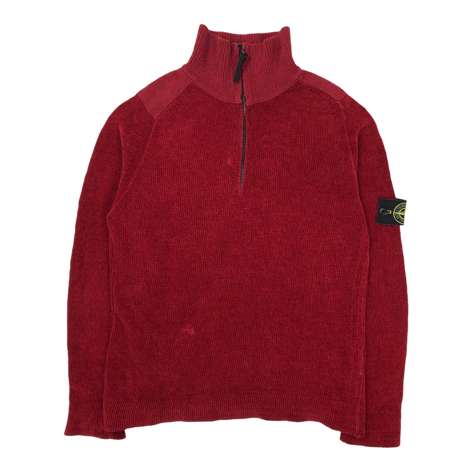 Vintage Stone Island Corduroy 1/4 Zip, Size Medium