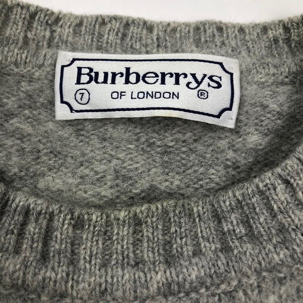 Vintage Burberry Knit, Size Medium