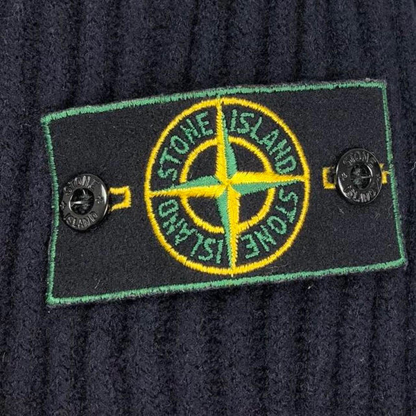 Vintage 90s Stone Island Green Edge Knit, Size Small