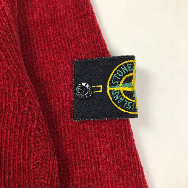 Vintage Stone Island Corduroy 1/4 Zip, Size Medium