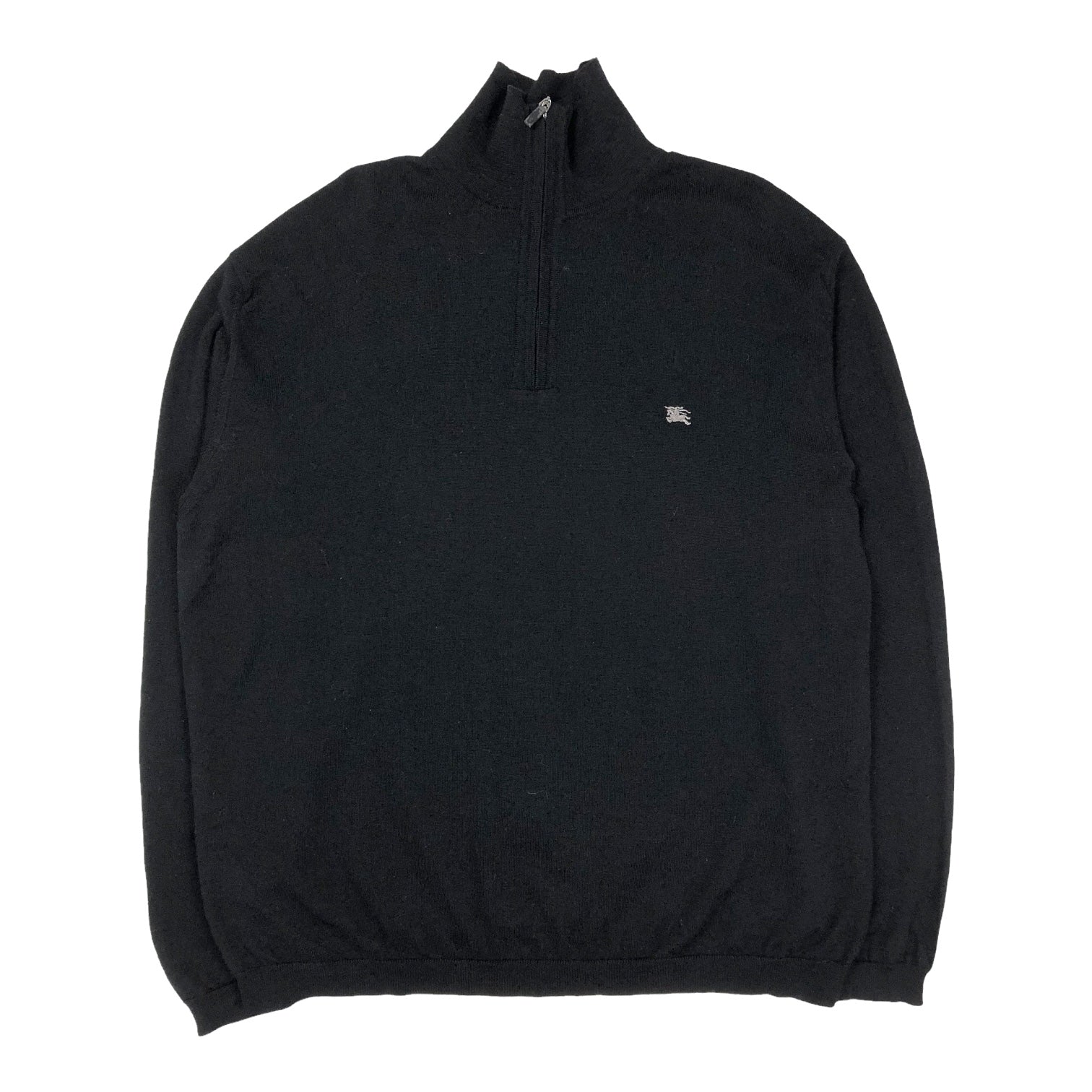 Burberry 1/4 Zip Knit, Size XL
