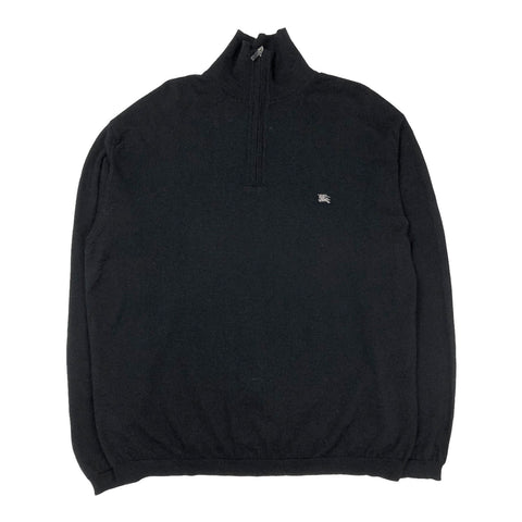 Burberry 1/4 Zip Knit, Size XL