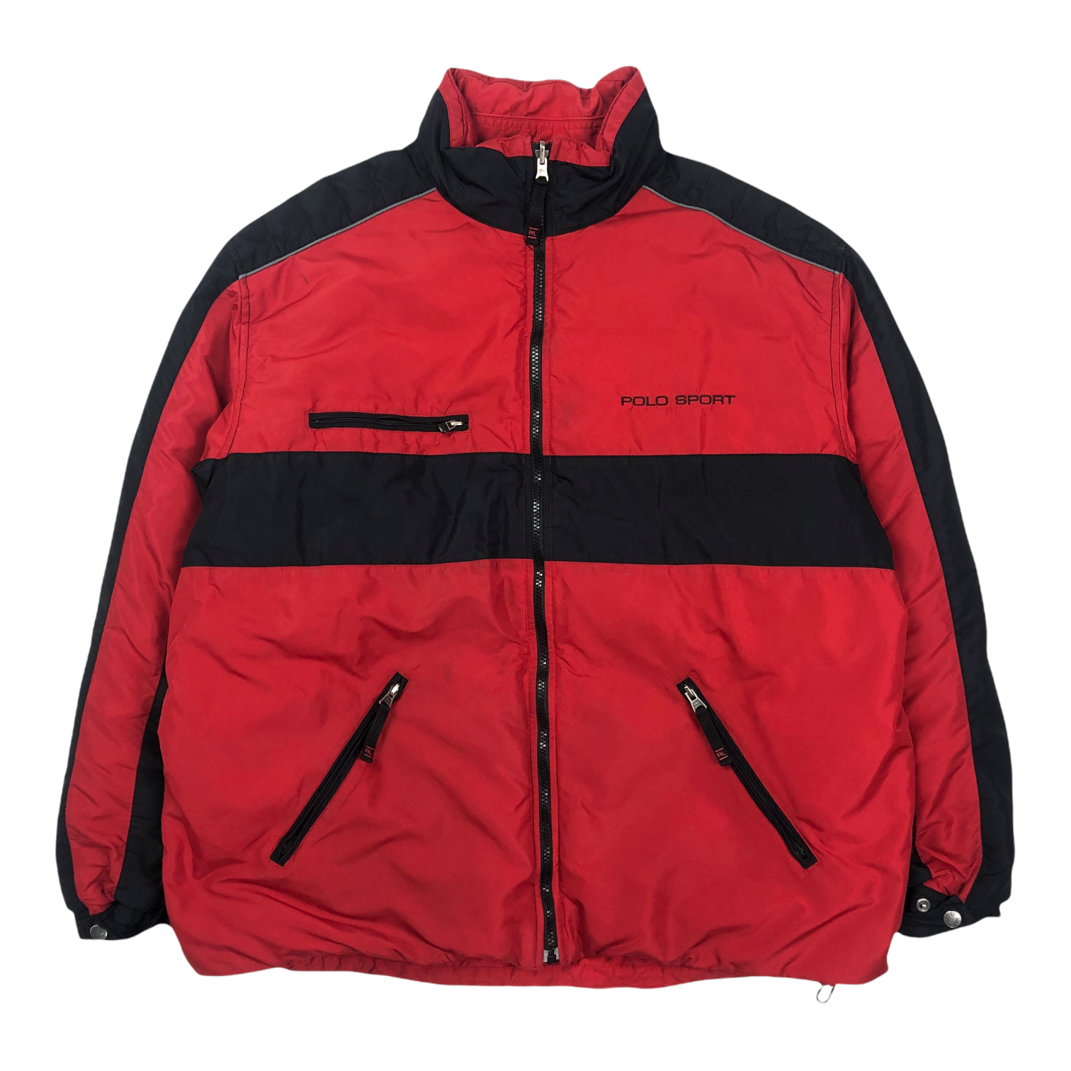 Vintage polo 2025 puffer jacket