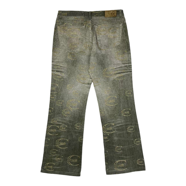 Just Cavalli Monogram Jeans, Size 28