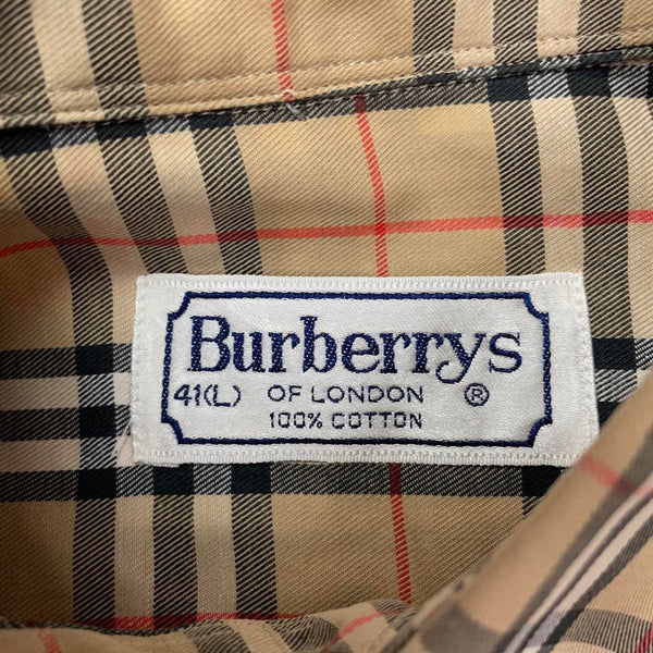 Vintage Burberry Nova Check Shirt, Size XL