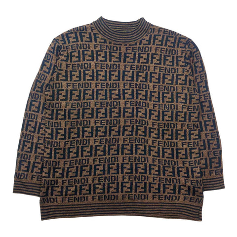 Fendi Monogram Sweatshirt, Size Medium
