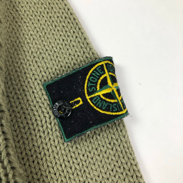 Vintage Stone Island Green Edge Knit, Size Large