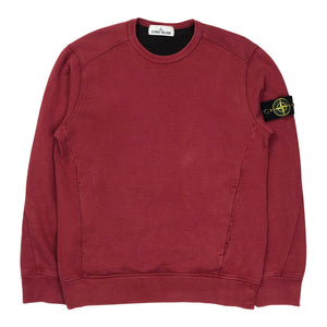 Stone island red sweatshirt shop