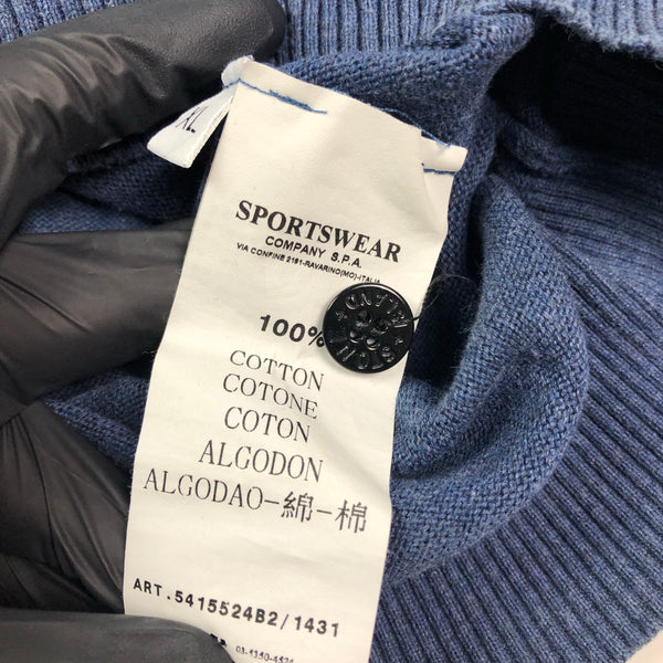 Stone Island Quarter Zip Jumper, Size XL