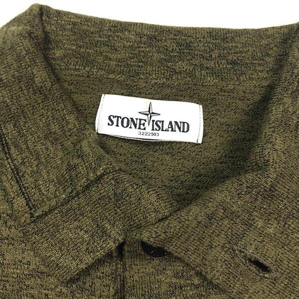 Stone Island Quarter Zip, Size Medium