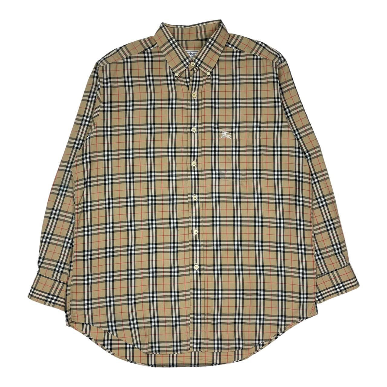 Vintage Burberry Nova Check Shirt, Size XL