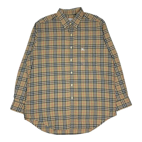 Vintage Burberry Nova Check Shirt, Size XL