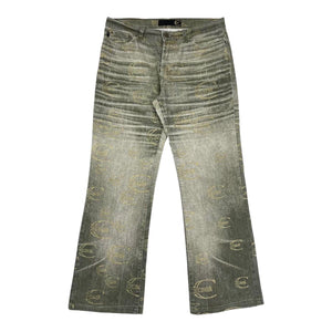 Just Cavalli Monogram Jeans, Size 28