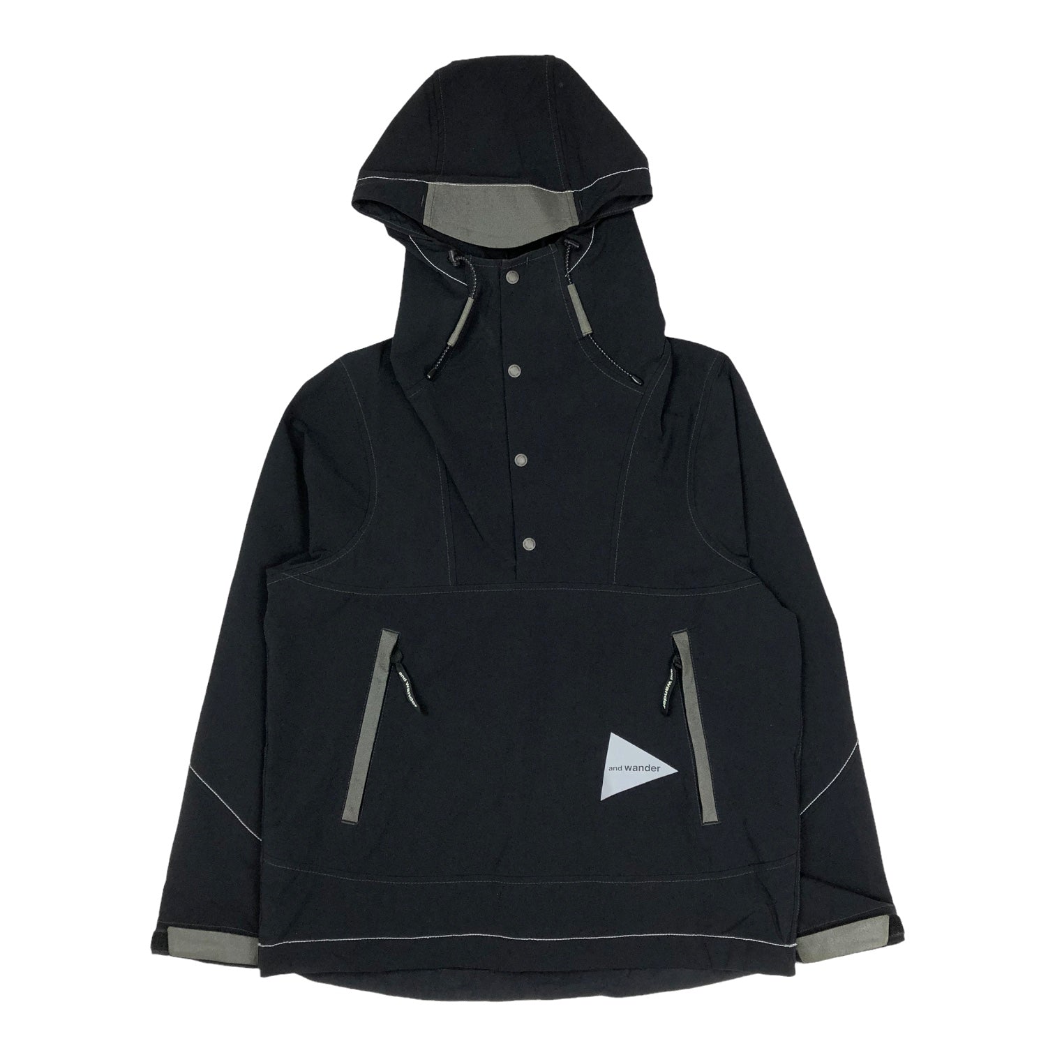 And Wander Nylon Stretch Smock Jacket, Size Small